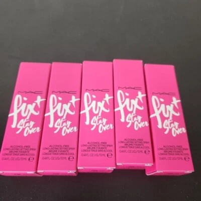 Lot of 5 MAC Fix Stay Over Setting Spray Alcohol-Free 13ml/0.44fl.oz Travel Size - Image 1 of 4
