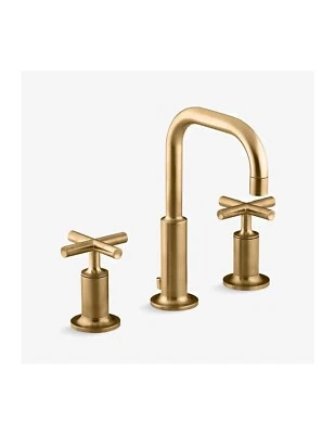 KOHLER PURIST ‎K-14406-3-BGD BATHROOM SINK FAUCET,  VIBRANT MODERNE BRUSHED GOLD - Image 1 of 4