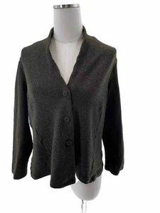 Eileen Fisher Jacket Women’s Size XL Gray Elegant Minimalist Quiet Luxury Core - Picture 1 of 12