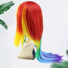  Synthetic Full Wig Rainbow Cosplay Doll European and American