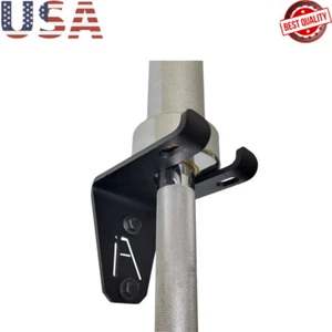 Olympic Barbell Hanger Storage Wall Mount Rack Gym Accessories Strength 2" - Picture 1 of 1