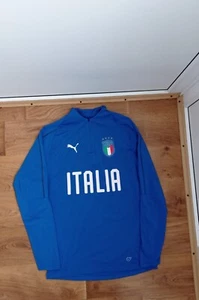 Puma Italian Football Federation Track Jacket Soccer Size M Italy Team - Picture 1 of 5