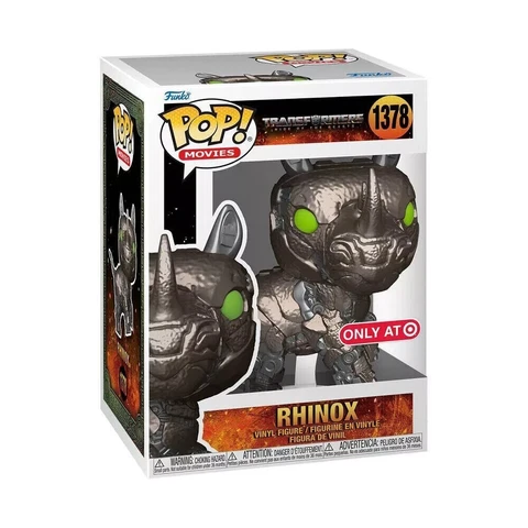 New Funko Pop Transformers: Rise of the Beasts Rhinox #1378 Target Exclusive Cover