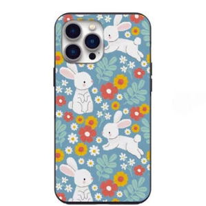 Linda Funda de Teléfono Spring Bunny para iPhone 7 8 X XS XR SE 11 12 13 14 Pro Max Mini - Imagen 1 de 56
