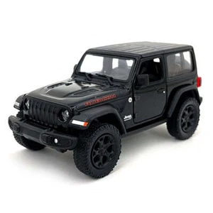 2018 Jeep Wrangler Rubicon 4x4 1:34 Scale Diecast Model Hard Top Black by - Picture 1 of 2