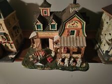 Holliday Express Dickens Collection Lighted Village 7 Building Set