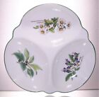 Royal Worcester Herbs Three Section Serving Plate   25 Cm