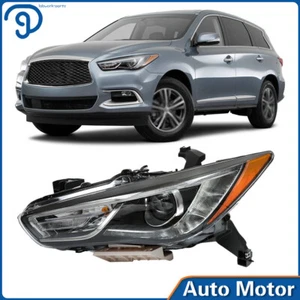 For 2016-2018 Infiniti QX60 w/o AFS Headlight Xenon HID Chrome Headlamp Driver - Imagen 1 de 13