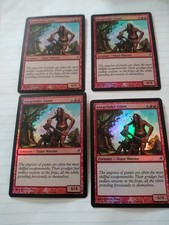 Mtg Axegrinder Giant x4. Foil