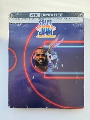 Space Jam: A New Legacy Steelbook (4K Ultra HD + Blu-ray + Digital) NEW SEALED - Image 1 of 2