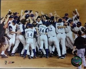 ARIZONA DIAMONDBACKS 2003 World Series Champions ON FIELD CELEBRATION 8x10 PHOTO - Picture 1 of 1