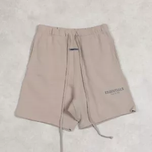 Fear of God Essentials Shorts In Light Oatmeal Size S - Picture 1 of 10