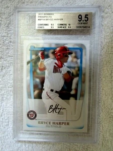 BRYCE HARPER RC 2011 BOWMAN PROSPECTS ROOKIE GEM MINT BGS 9.5!NATIONAL/PHILLIES - Picture 1 of 2