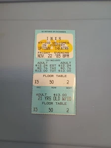 INXS 1985 Konzertticket Stub Kansas City Missouri 22. November - Bild 1 von 2