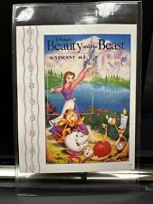 Disney Stamps - St. Vincent - Beauty & The Beast - ICS COA - MNH - Issue #2782  