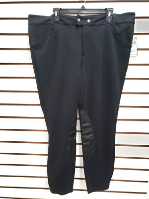 LAUREN Ralph Lauren Women's Plus Ponte Riding Black Pants 2X - Image 1 of 4