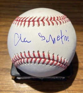 RARO! Regreso al Futuro Alan Silverstri FIRMADO Grandes Ligas de Béisbol - Certificado de Autenticidad JSA - Imagen 1 de 2
