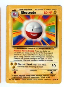 Pokémon Karte Electrode 21/102  Base Set / Englisch 137 - Bild 1 von 1