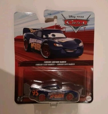NOVITA' CARS Disney pixar FABULOUS SAETTA MCQUEEN 2021 mattel metal 1/55 maclama - Immagine 1 di 4