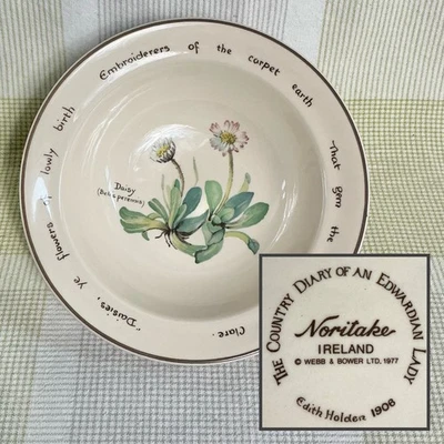 Exc! 1 or More Noritake :Country Diary of an Edwardian Lady: Rimmed Cereal Bowl - Image 1 of 4