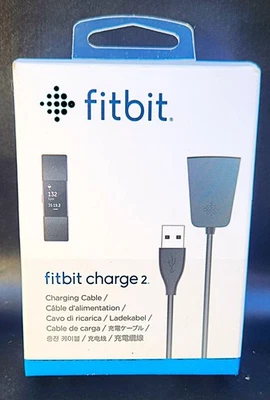 Fitbit Charge 2, cable de carga negro [FB160RCC] (OEM) [VHTF] (NUEVO EN CAJA) Foto 1 de 3