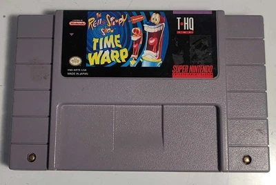 The Ren and Stimpy Show Time Warp (Super Nintendo SNES, 1993) Untested - Image 1 of 4