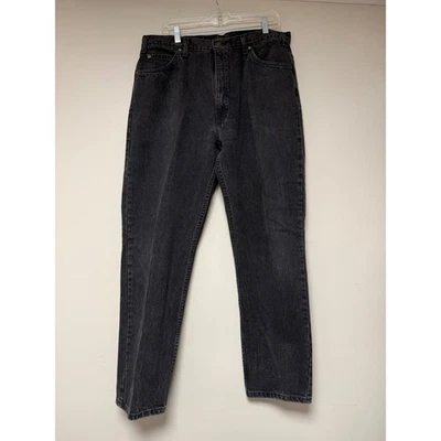 St Johns Bay Men's Black Wash 38x32 Denim Jeans 100% Cotton Made in USA - Image 1 of 4