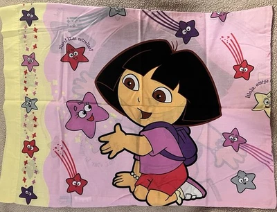Funda de almohada Y2K Vintage 2003 Nickelodeon Dora The Explorer usada en excelente estado Foto 1 de 2