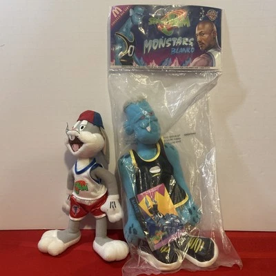Juguete de peluche SPACE JAM 1996 de colección WB Looney Tunes conjunto de 2 Bug’s Bunny Monstars Foto 1 de 4