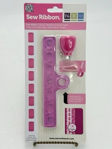 We R Memory Keepers Pink SEW RIBBON Scallop Scrapbooking Craft Stitching Tool - Picture 1 of 7
