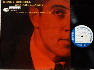 KENNY BURRELL ART BLAKEY"AT THE FIVE SPOT CAFE" BLUE NOTE 4021 W63 DG RVG Ear EX - Picture 1 of 8