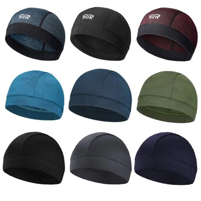 Gorra calavera de enfriamiento casco de motocicleta casco duro forro para correr gimnasio trabajo Foto 1 de 4