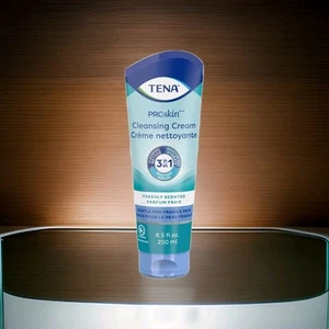 TENA ProSkin Cleansing Cream No-Rinse Gentle For Fragile Skin 8.5 fl oz 07/25+ - Picture 1 of 2