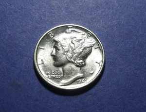 1941 Mercury Dime Borderline Uncirculated - Picture 1 of 2
