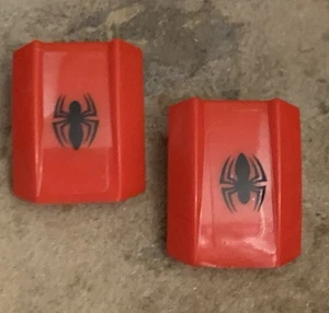 LEGO Slope 1x2x2 Rosso Curvo con Stampa Spiderman Parte 30602 / 47904 - Foto 1 di 3