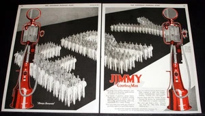 ALTE ZEITSCHRIFT DRUCKANZEIGE 1927, BRATEN "IMMER GENAU" SICHTBARE BENZINPUMPEN, JIMMY! - Bild 1 von 1