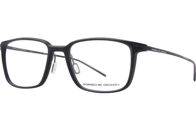 Porsche Design P8735-A Eyeglasses Men's Black Full Rim Square Shape 54mm - Image 1 of 4
