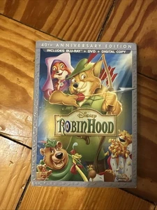 NWT ROBIN HOOD 40th Anniversary Edition DVD Blu-Ray Combo Pack Factory Sealed - Picture 1 of 6