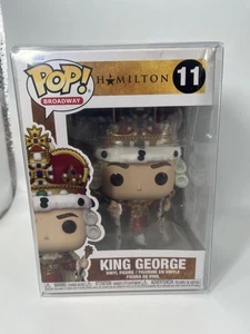 Hamilton Funko Pop! Vinilo: King George #11 - Caja dañada - con protector - Imagen 1 de 19
