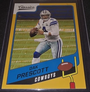 2021 Panini Classics - Dak Prescott #50 Timeless Tributes Gold /99 - Picture 1 of 10