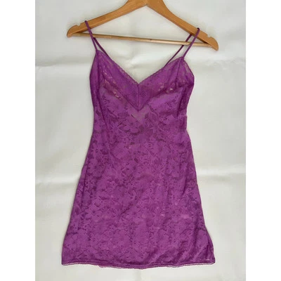 Victoria’s Secret laced purple Slip Dress Lingerie  Y2K Size XS intimate cottage - Image 1 of 4