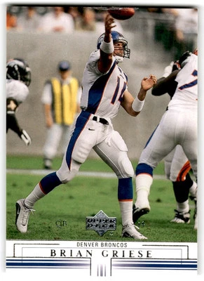 2001 Upper Deck Brian Griese Denver Broncos #54 - Image 1 of 2