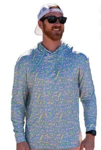 Burlebo Herren Langarm Electric Storm Hoodie Sweatshirt Gr. S NEU MEHRFARBIG - Bild 1 von 2