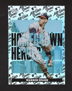 Warren Spahn 2025 Topps All Star Game Homegrown Heroes HH-22 - Picture 1 of 2