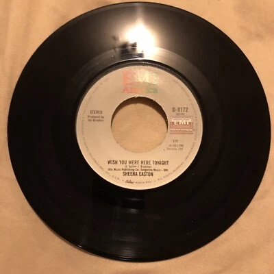 Sheena Easton Telefone / Wish You Were Here Tonight, 45 RPM EMI America Vinyl Foto 1 de 2