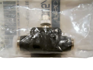 New Pisco Speed Control Valve Straight Union, 4mm 5/32" Push-to-Connect JSU 5/32 - Picture 1 of 5
