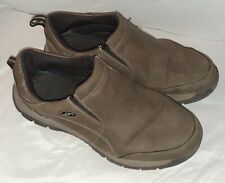 Dr Scholls Slip On Loafers Mens 12W Brown Gently Worn Very Comfortable ShipsFast