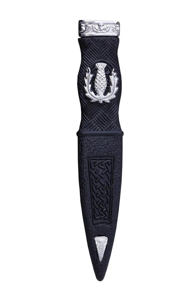 SHYNE KILTS UK KILT HIGHLANDWEAR SAFETY SGIAN DUBH MANICHINO PELTRO MONTAGGIO CARDO DESIGN CROMATO