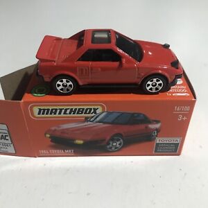 2022 Matchbox #16 - 1984 Toyota MR2 (Red Headlights Up & LHD) New & Opened