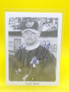 Carl Dale 1996 Best #6 Modesto Athletics A's (PERSONAL AUTOGRAPH)